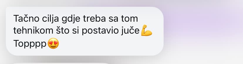 DM poruka klijentice